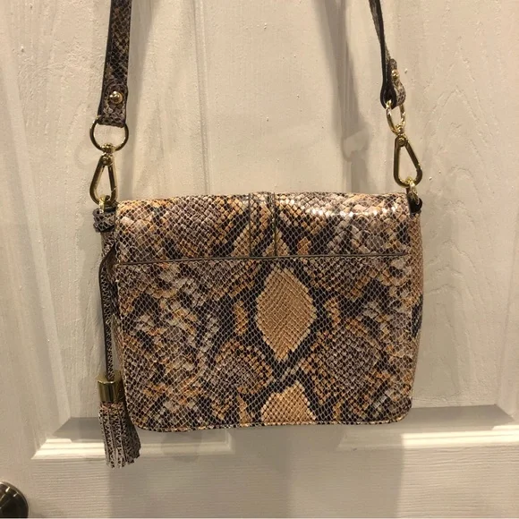 GILI Got It Love It Leather Snakeskin Bag - Picture 2 of 8